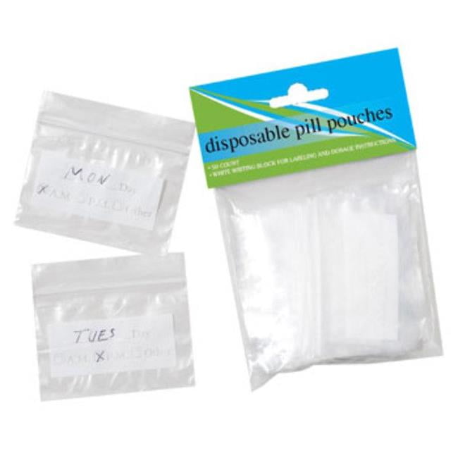 DDI 2320205 3 x 2 in. Plastic Pill Bags, Clear 50 Count Case of 48