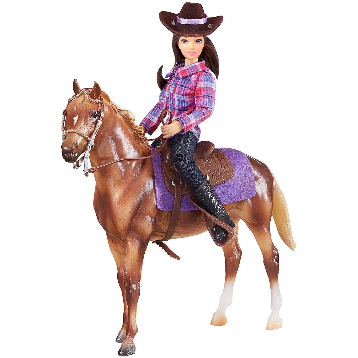 Breyer Classics Western Horse and Rider Doll Set (112 Scale)