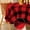 Black/Red, variant on Checkered Round Christmas Tablecloth - Waterproof and Washable Gingham Xmas Table Cloth Holiday Decorative Table Cover for Party, Red/Black 60 Inch