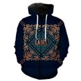 thumbnail image 1 of Sudadera con capucha y cremallera de manga larga para hombre, estilo europeo y americano, con estampado 3D, unisex, divertida y genial, para primavera, 1 of 6