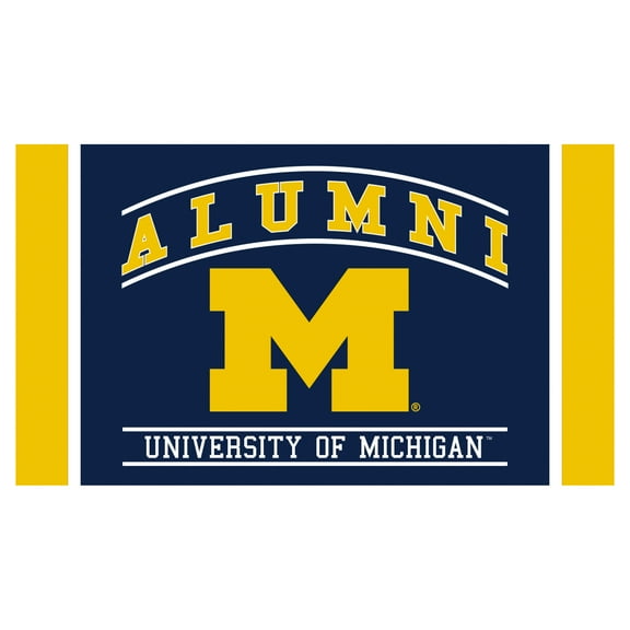 Michigan Wolverines 28" x 16" Alumni Turf Door Mat