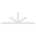 thumbnail image 4 of 84"W x 28"H x 2"D x 4"F, 8/12 Pitch, Saratoga Architectural Grade PVC Gable Bracket, 4 of 8