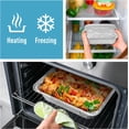 thumbnail image 5 of Disposable Aluminum Pans With Lids, 9x13 (10pc) And 8x8 Square (10pc) Combo Set, Heavy Duty Baking and Cake Pan for Catering Storage, 5 of 6