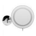 thumbnail image 6 of ALFI brand ABM9WLED-PC Polished Chrome Wall Mount Round 9" 5x Magnifying Cosmetic Mirror with Light, 6 of 10