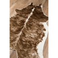 thumbnail image 2 of Erin Gates by Momeni Acadia Brindle Brown Faux Hide Area Rug 5'3" X 7'10", 2 of 5