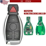 Replacement for Mercedes-Benz IYZ3312 Keyless Entry Remote Car Key Fob Control
