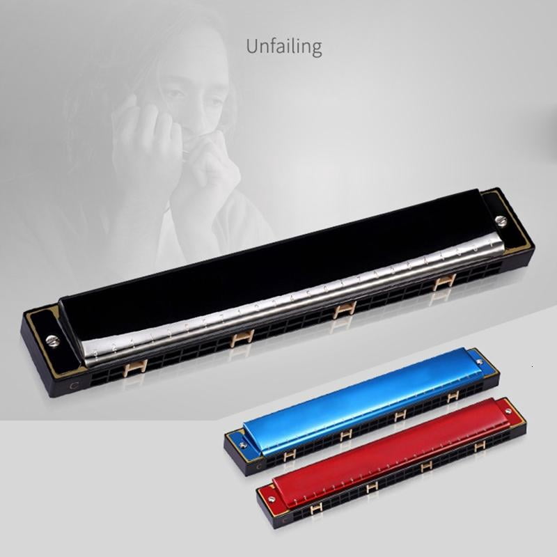 CEORPER Professional 24-Hole Harmonica Competition Mouth Organ for Student Beginner