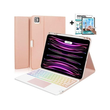 iPad Air 13 inch M2 (2024) Case with Keyboard, Detachable Wireless Keyboard Case for iPad Pro 12.9 inch 6th 5th 4th 3rd Generation 2022 2021 2020 2018 with Pencil holder
