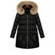 thumbnail image 2 of Chaqueta acolchada de algodón de invierno, abrigo de mujer de talla grande, abrigo de mm de grasa, abrigo de algodón acolchado con capucha de 200 kg de largo para mujer, 2 of 3