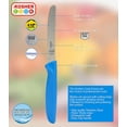 thumbnail image 2 of The Kosher Cook, 4.5 Inch German Steel Steak Knives - Blue, 2 of 3