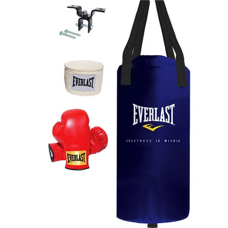 Everlast Youth Starter 25lb Heavy Bag Kit (Best Punching Bag For Youth)