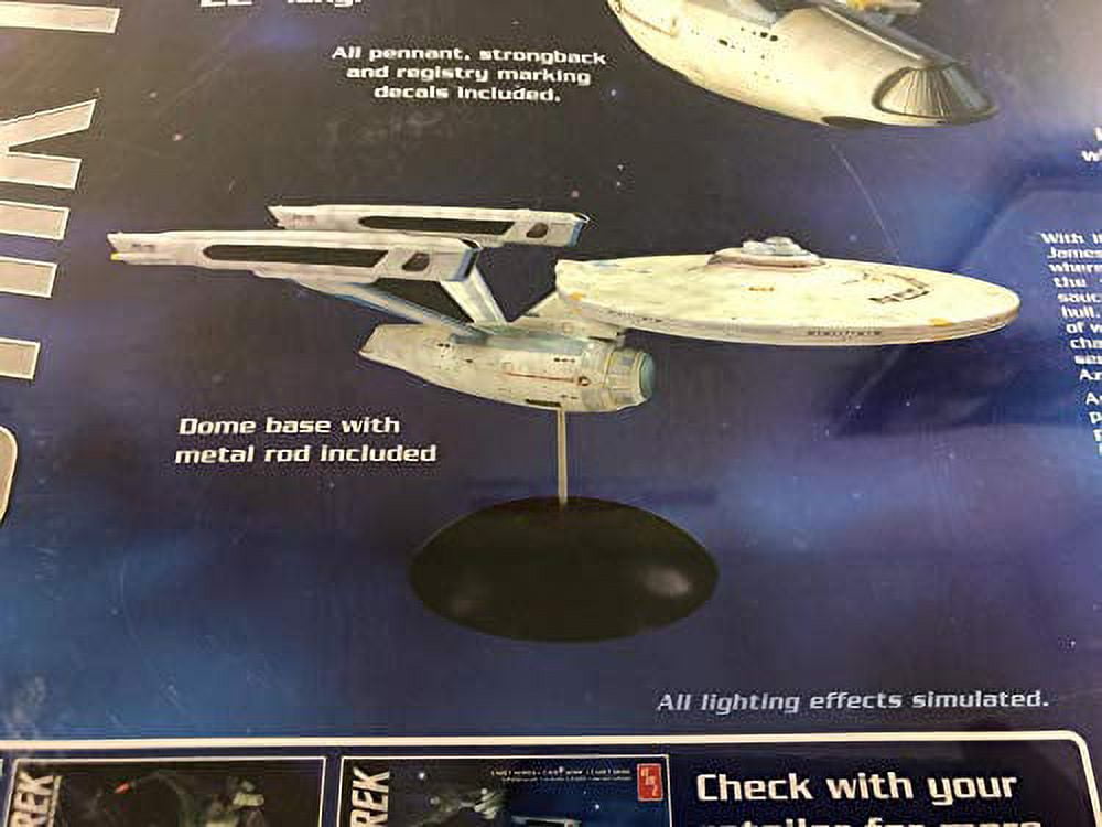 AMT 1080 Star Trek USS Enterprise NCC-1701 Refit 1:537 Scale Model Kit