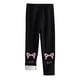 thumbnail image 1 of Leggings Para Niños Medias Para Bebés Otoño Invierno Pantalones Para Niñas Pantalones Elásticos Impreso Cepillado Cálido Leggings Casuales Negro Odeerbi LM103-10878, 1 of 3