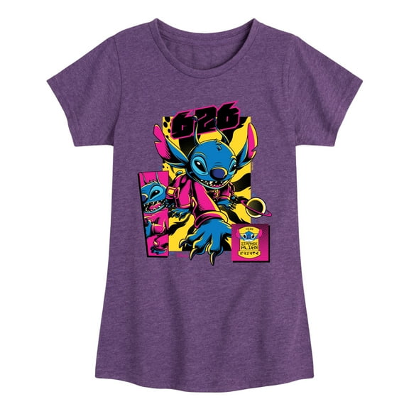 Disney - Lilo & Stitch - 626 Comic Page - Toddler & Youth Girls Short Sleeve Graphic T-Shirt
