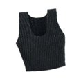 thumbnail image 4 of Chaleco femenino a escala 1/12, accesorio de ropa para muñecas hecho a mano, ropa en miniatura para muñecas de 6 pulgadas. Negro, 4 of 9