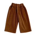 thumbnail image 5 of MEZZALL Boys Pants Casual Wide Leg Trousers For Fall Winter Soft Comfortable Kids Elastic Waist Everyday Wear, 3-4 Years, 5 of 6