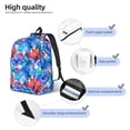 thumbnail image 3 of Easygdp Bright Flowers Mochila de Lona Resistente para Laptop, Compatible con Laptops de 15 a 17 pulgadas, Ideal para Escuela, Trabajo y Viajes-Medium, 3 of 5