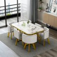 thumbnail image 3 of Nordic Office Dining Table Set Restaurant Center Modern Coffee Tables Small Apartmen Free Shipping Mesas De Comedor Furniture My Lux Decor Round, 3 of 33