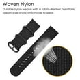 thumbnail image 2 of 22mm Universal Smartwatch Nylon Wrist Band 3 Buckles Replacement Watch Strap (Straight Pin), 2 of 4