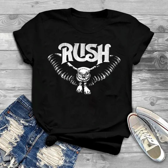 Retro Rush Gift Graphic Tee with Bold Classic Rock Style Unisex T-Shirt up to size 5XL