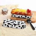 Mini Cake Pan with Lid Mini Baking Pan Aluminum Foil Long Baking Cup