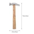 thumbnail image 2 of BESTYASH Small Hammer Impact Resistance Wood Hammer for DIY Projects and Shoe Repair 1Pcs, 2 of 7