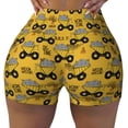 thumbnail image 2 of Lsque Modern Truck Pattern High Waisted Biker Shorts for Women-Tummy Control Fitness Athletic Workout Running Yoga Gym Shorts,Moisture-Wicking-XX-Large, 2 of 9