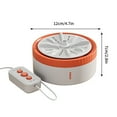 thumbnail image 5 of Giunmcul Online Shopping Mini Turbo Washing Machine Portable Automatic Washing Machine Three Remote Control Home Dormitory Underwear Socks Cleaning Machine, 5 of 5