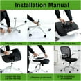 Armless Home Office Desk Chairs Ergonomic Office Chairs with Lumbar