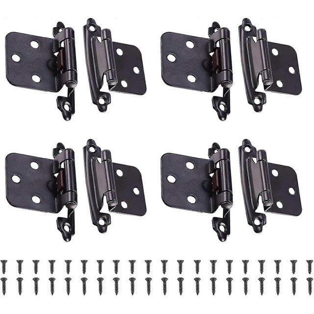 8 Pieces Stainless Steel Hinge, Cupboard Door Hinge With Screws, Stainless Steel Furniture Hinge, For Door Hinges Cabinet Hinges Connecting Hinges