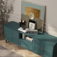 thumbnail image 5 of CBJCBJ 67"Mid-Century Modern TV Stand with Storage and Adjustable Partition , Media Console for TVs up to 75", Green, 5 of 9