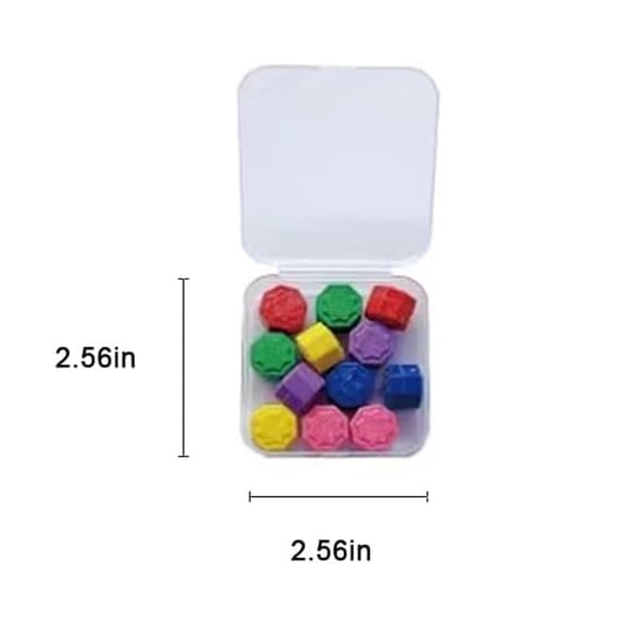 Moonsky Korean Jacks Gonggi 2Pcs Plastic Traditional Five Stones Game for Students Finger Exercise Agility Training Hand-Eye Coordination