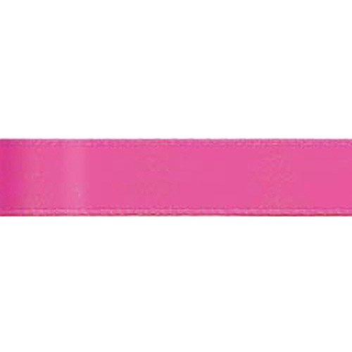 Offray 5/8" x 18' Single Face Satin Hot Pink Ribbon, 1 Each Walmart