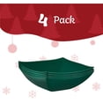 thumbnail image 5 of PLASTICPRO 32 Oz Disposable Serving Bowls Green Plastic Square Snack Bowls, 4-Pack, 5 of 7
