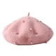 thumbnail image 1 of French Style Children's Hat, Classic French Winter Warm Hat with Pearls, Girls Beret, Fashion, 1 of 5