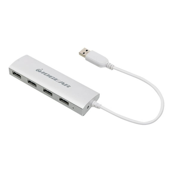 IOGEAR met(AL) GUH304 USB 3.0 4 Port Hub - Hub - 4 x SuperSpeed USB 3.0 - Ordinateur de Bureau