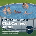 thumbnail image 6 of Bestway Steel Pro MAX 18' x 48" Metal Frame Above Ground Pool Set w/ Pump, Ladder, & Cover, 6 of 11