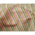 thumbnail image 4 of oneOone Silk Tabby Fabric Multicolor Stripe Print Fabric BTY 42 Inch Wide, 4 of 4