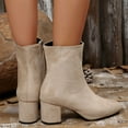 thumbnail image 4 of Bottes d'Hiver pour Femmes Bottes Hautes Mode Loisirs Extérieur, 4 of 9