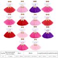 thumbnail image 2 of Toddler Kids Girls My 3rd Third Birthday Dress Cake Smash Outfit Three Years Old Party Cotton Short Sleeve Polka Dots Tutu Dress with Sequin Bowknot Headband Set Summer Clothes, 2 of 6