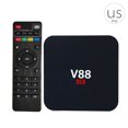 thumbnail image 1 of Smart TV Box Quad Core 4K Salida HD WIFI 1G + 8G Reproductor multimedia de televisión Conjunto de control remoto Topbox vogacara DZ7246-02B, 1 of 2