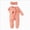 A43--Orange, variant on 3-6 Months Infant One-Piece Romper Girls Romper Infant Boys Baby Headband 2PCS Ribbed Outfits Jumpsuit Set Footed Boys Romper&Jumpsuit Pink Newborn Gift