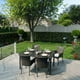 thumbnail image 5 of Mesa de Comedor NATERIAL Tipo Rattan Apta para Exterior con Tapa de cristal templado NOA, 5 of 10