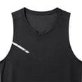 thumbnail image 6 of LODIENY Mens Workout Tank Tops Quick Dry Athletic Gym Muscle Fit Vest Breathable Mesh Sleeveless Crew Neck Running Training Shirts Black L, 6 of 6