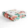 thumbnail image 3 of Lush Decor Poppy Garden Floral Cotton Reversible Throw, 60x50, Multi, Single, 3 of 5