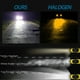 thumbnail image 4 of Bombilla para faros delanteros LED H4 Super 6000-6500K Lámpara DRL haz y 4000LM 80W Blanco, 4 of 7