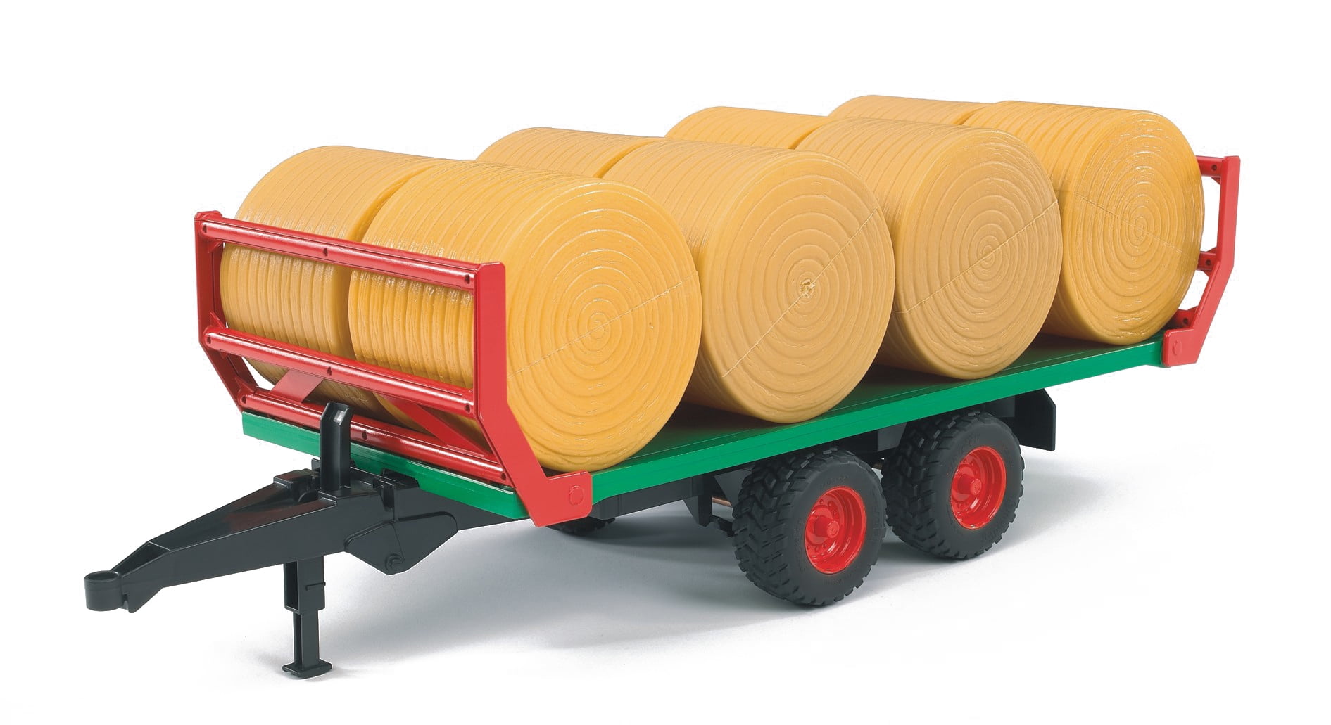 BRUDER Bale transport trailer with 8 round bales