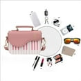 thumbnail image 6 of Women Piano Pattern Music Note Top Handle Satchel Mini Size Crossbody Tote Bag Purse, 6 of 7