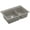 Concrete, variant on Karran QT-711 Drop-In Quartz Composite 33 in. 1-Hole 60/40 Double Bowl Kitchen Sink in Grey