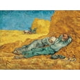 thumbnail image 2 of Van Gogh, Vincent 32x25 Black Ornate Wood Framed with Double Matting Museum Art Print Titled - La Meridienne, 2 of 4